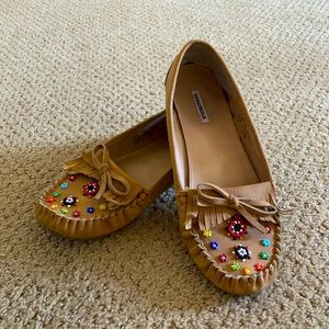 Lovely People beaded moccasins